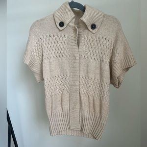 Tommy Hilfiger Ivory Deep Knit Sweater